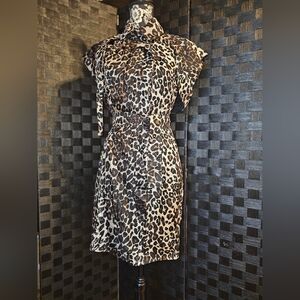 Leopard Print Women's Dress